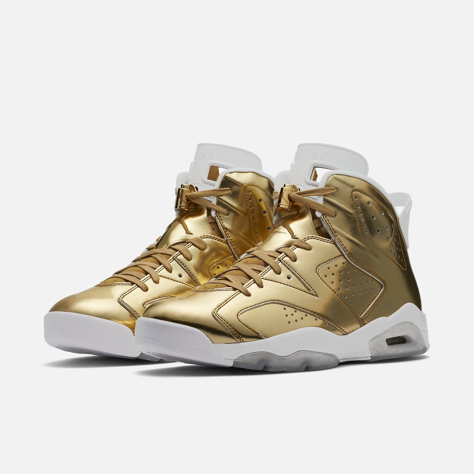 (Men's) Air Jordan 6 Retro Pinnacle 'Metallic Gold' (2016) 854271-730 Air Jordan 6 Classic High-Top Sneakers