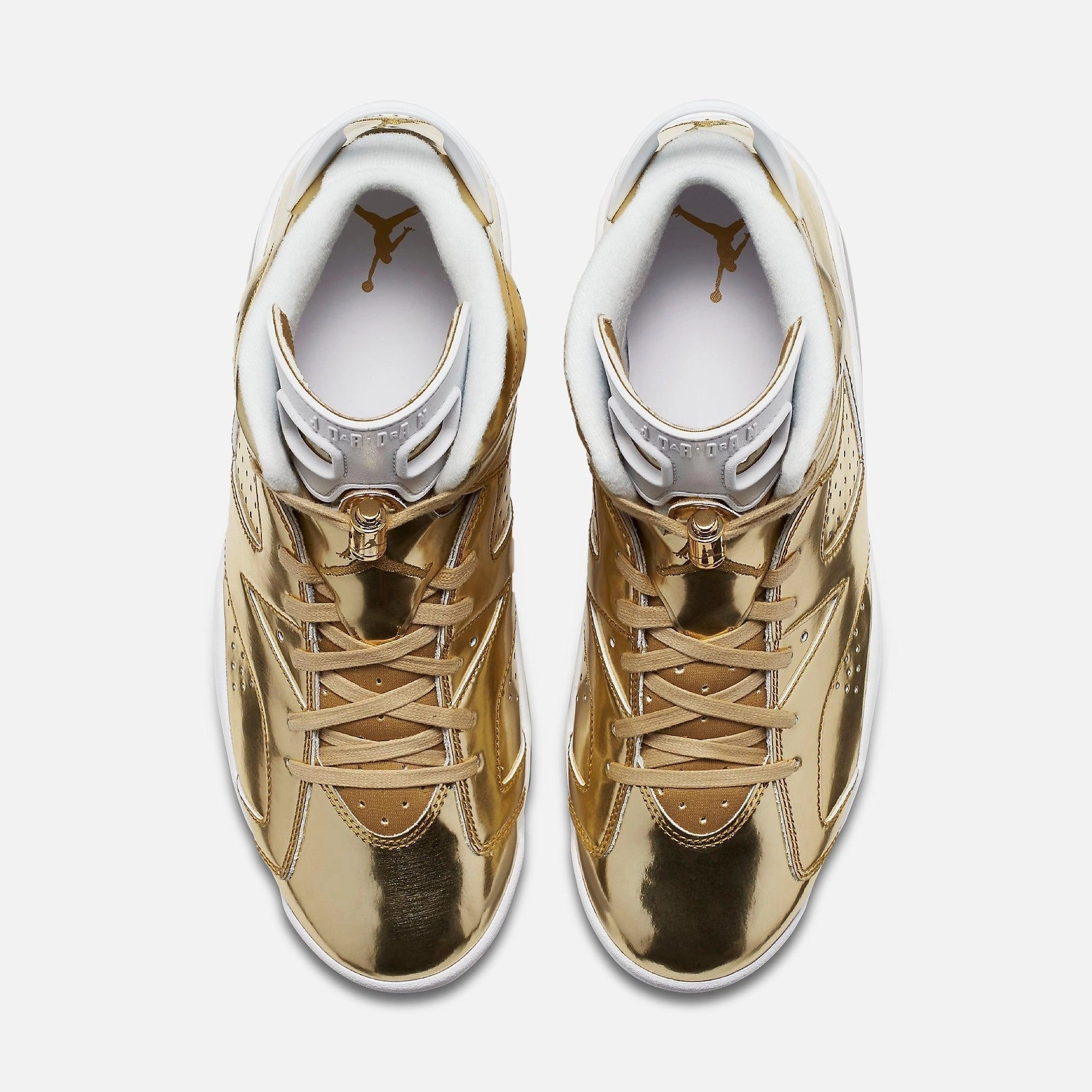 (Men's) Air Jordan 6 Retro Pinnacle 'Metallic Gold' (2016) 854271-730 Air Jordan 6 Classic High-Top Sneakers