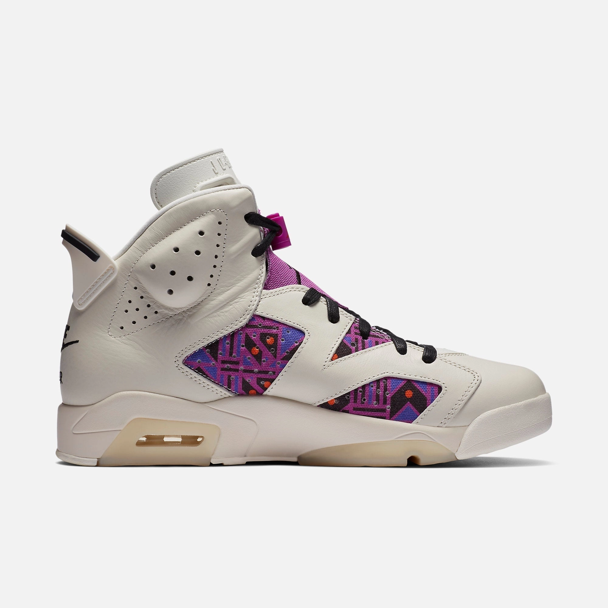 (Men's) Air Jordan 6 Retro Q54 'Quai 54 Purple' (2020) CZ4152-101 Air Jordan 6 Classic High-Top Sneakers
