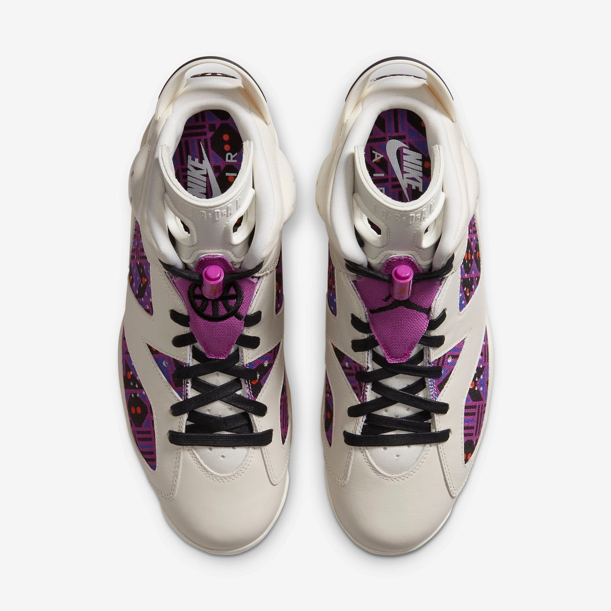 (Men's) Air Jordan 6 Retro Q54 'Quai 54 Purple' (2020) CZ4152-101 Air Jordan 6 Classic High-Top Sneakers