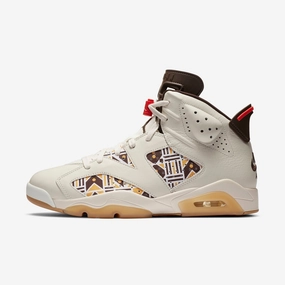 (Men's) Air Jordan 6 Retro Q54 'Quai 54 Sail' (2020) CZ4152-100 Air Jordan 6 high-top shoes for hoop fans