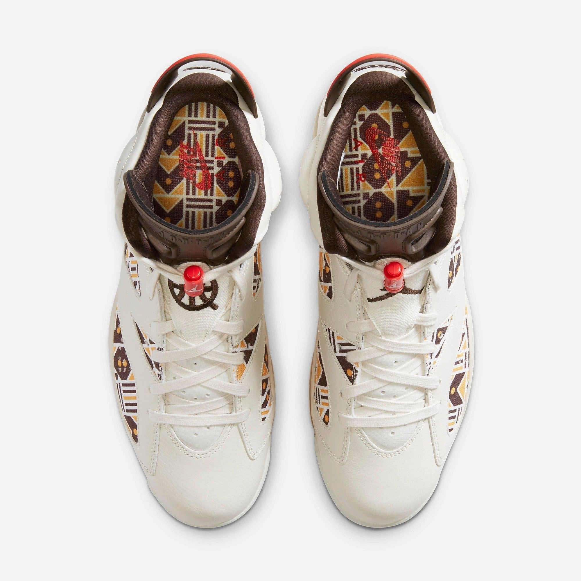 (Men's) Air Jordan 6 Retro Q54 'Quai 54 Sail' (2020) CZ4152-100 Air Jordan 6 Classic High-Top Sneakers