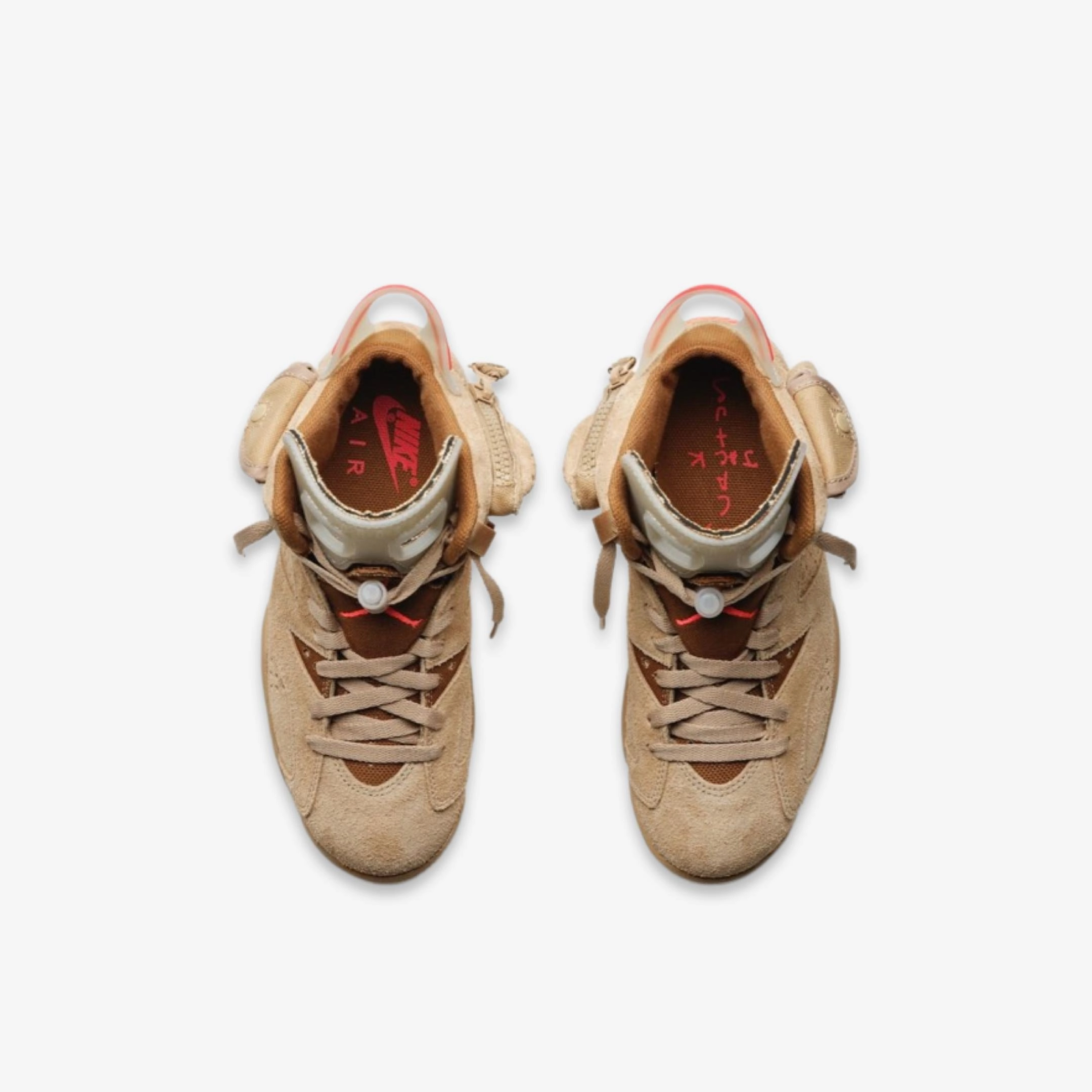 (Men's) Air Jordan 6 Retro SP x Travis Scott 'Cactus Jack British Khaki' (2021) DH0690-200 Air Jordan 6 Classic High-Top Sneakers