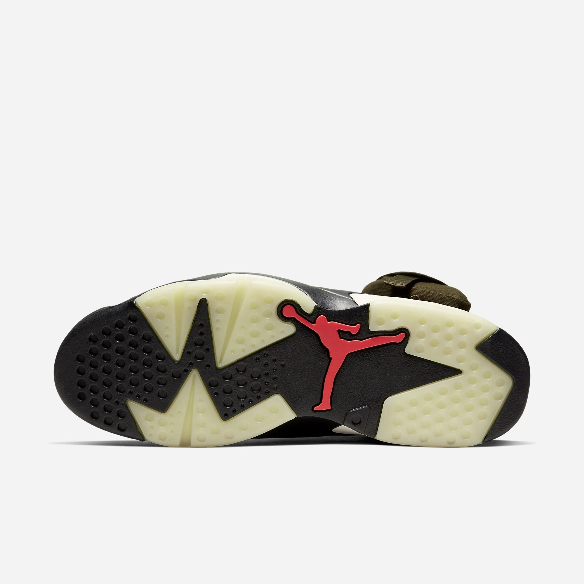 (Men's) Air Jordan 6 Retro SP x Travis Scott 'Cactus Jack Medium Olive' (2019) CN1084-200 Air Jordan 6 Classic High-Top Sneakers