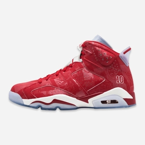 (Men's) Air Jordan 6 Retro x Slam Dunk 'Varsity Red' (2014) 717302-600 Air Jordan 6 high-top shoes for hoop fans