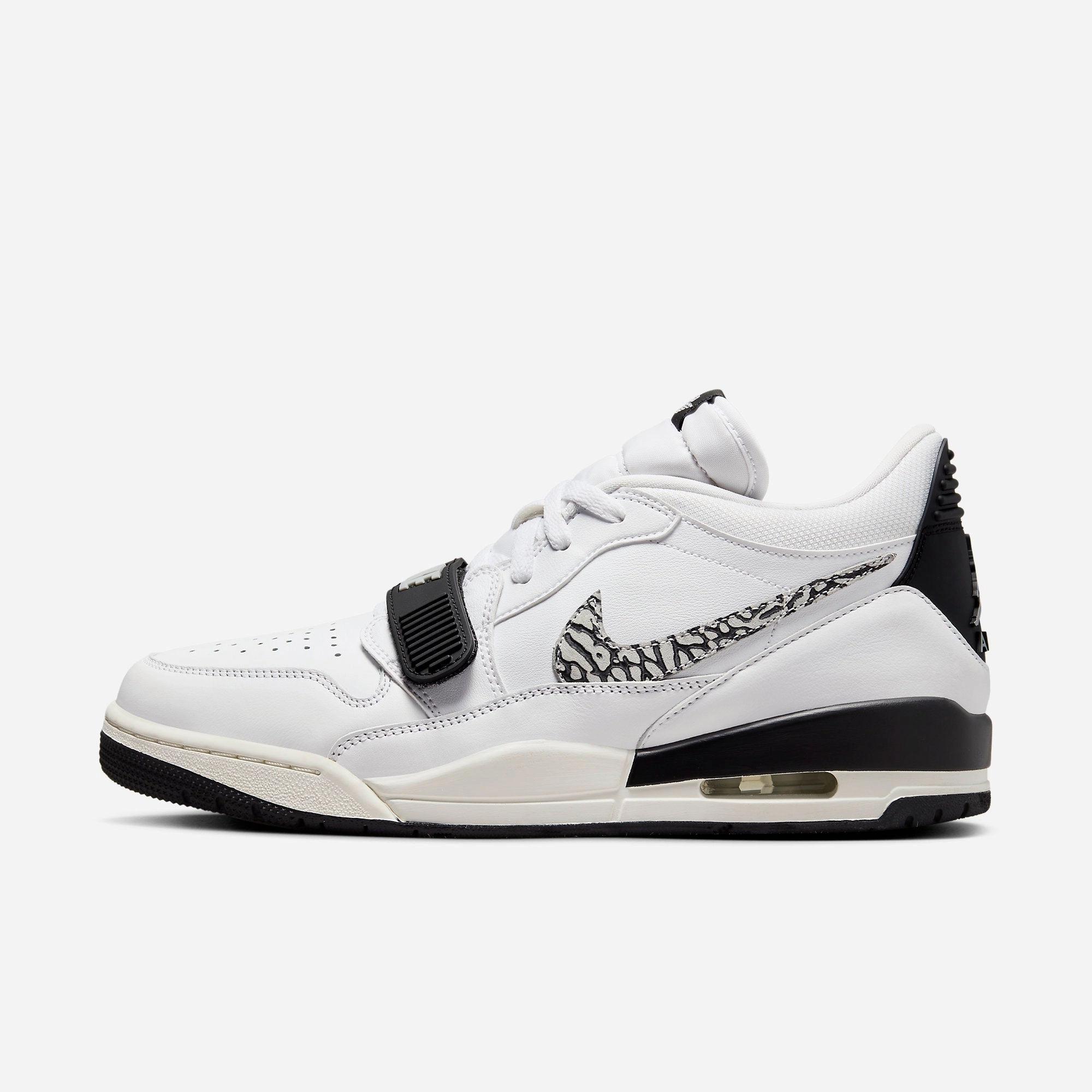 (Men's) Air Jordan Legacy 312 Low 'Black / Elephant Swoosh' (2024) CD7069-110