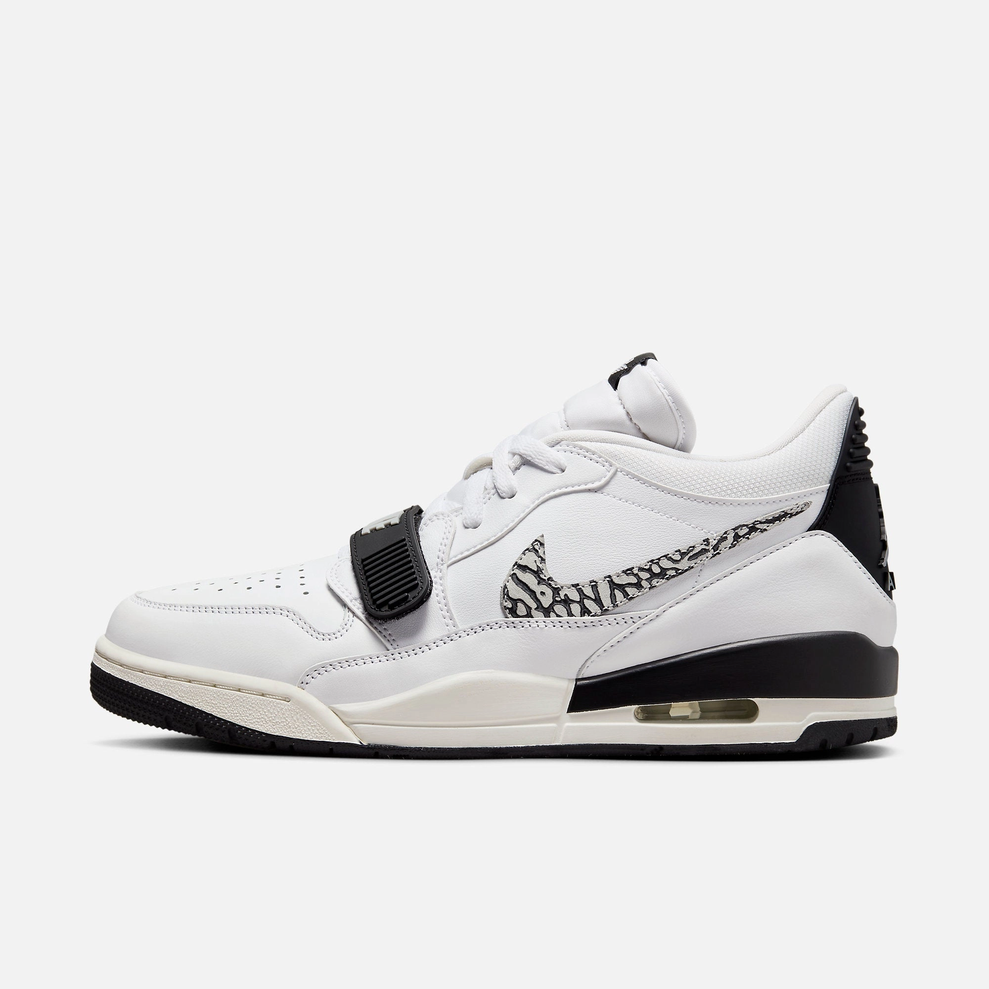 (Men's) Air Jordan Legacy 312 Low 'Black / Elephant Swoosh' (2024) CD7069-110 Other Air Jordan shoes