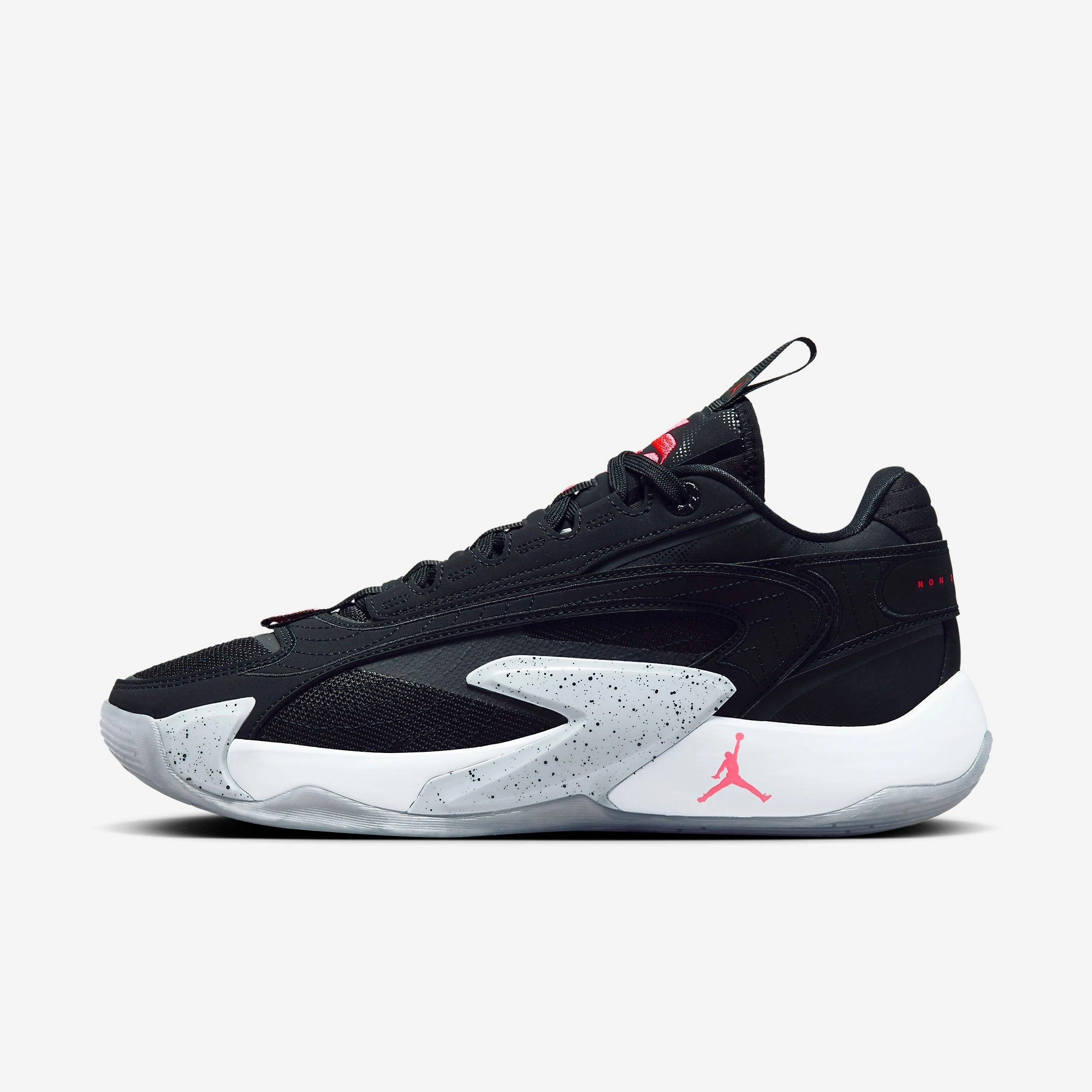 (Men's) Air Jordan Luka 2 PF 'Black / Bright Crimson' (2023) DX9012-006