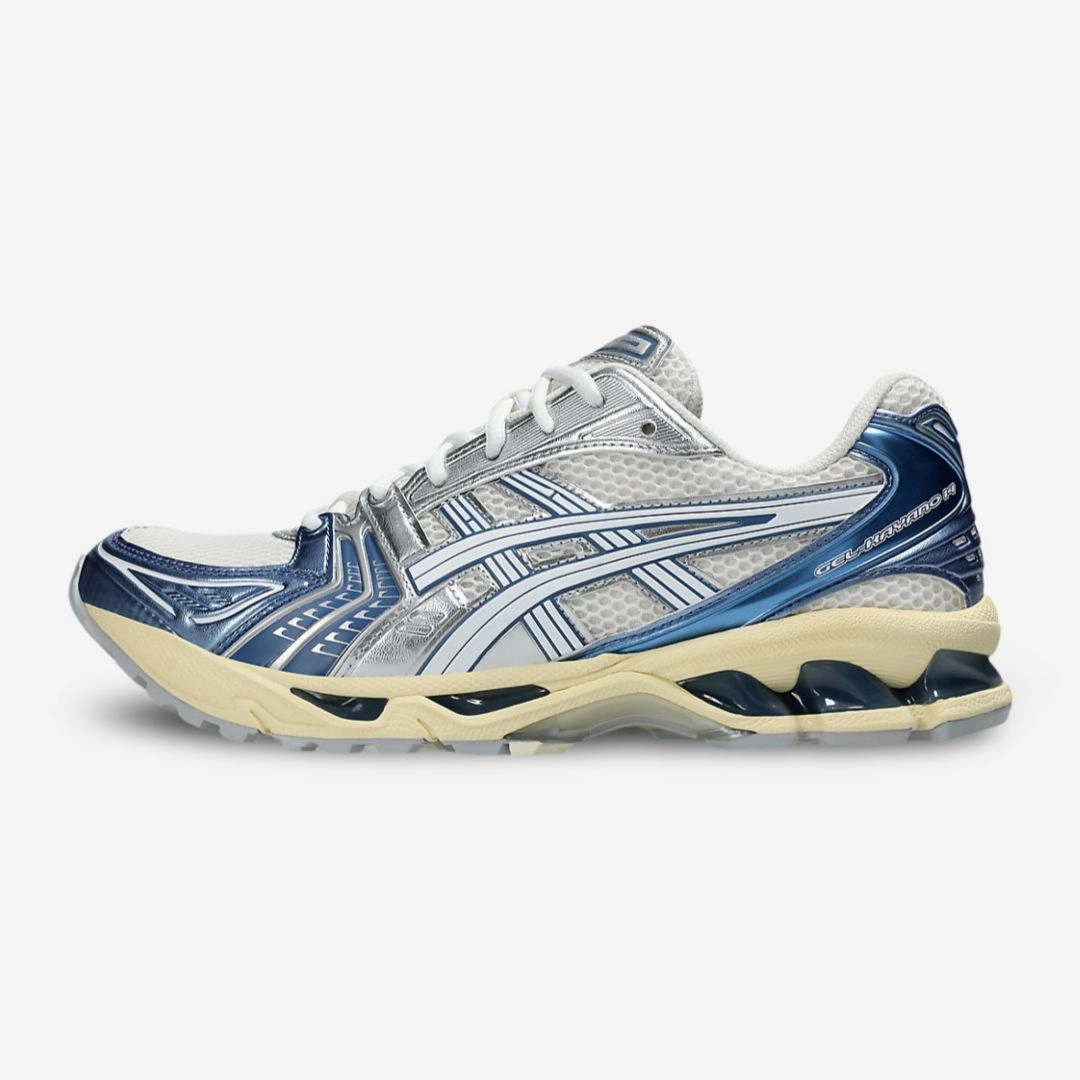 (Men's) ASICS Gel Kayano 14 'Cream / Metallic Blue' (2024) 1203A537-102