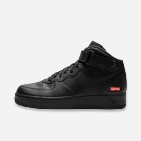 (Men's) Nike Air Force 1 Mid SP x Supreme 'Box Logo' Black (2024) FZ8784-001 Nike Air Force sneakers