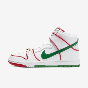 (Men's) Nike SB Dunk High PRM QS x Paul Rodriguez 'Mexico Boxing' (2020) CT6680-100 Dunk High sneakers