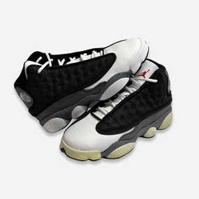 [NEW-CONDITIONAL: Size 4.5Y / 6W] (GS) Air Jordan 13 Retro 'Black Flint' (2023) 884129-060 Air Jordan 13 shoes with bold midsole design