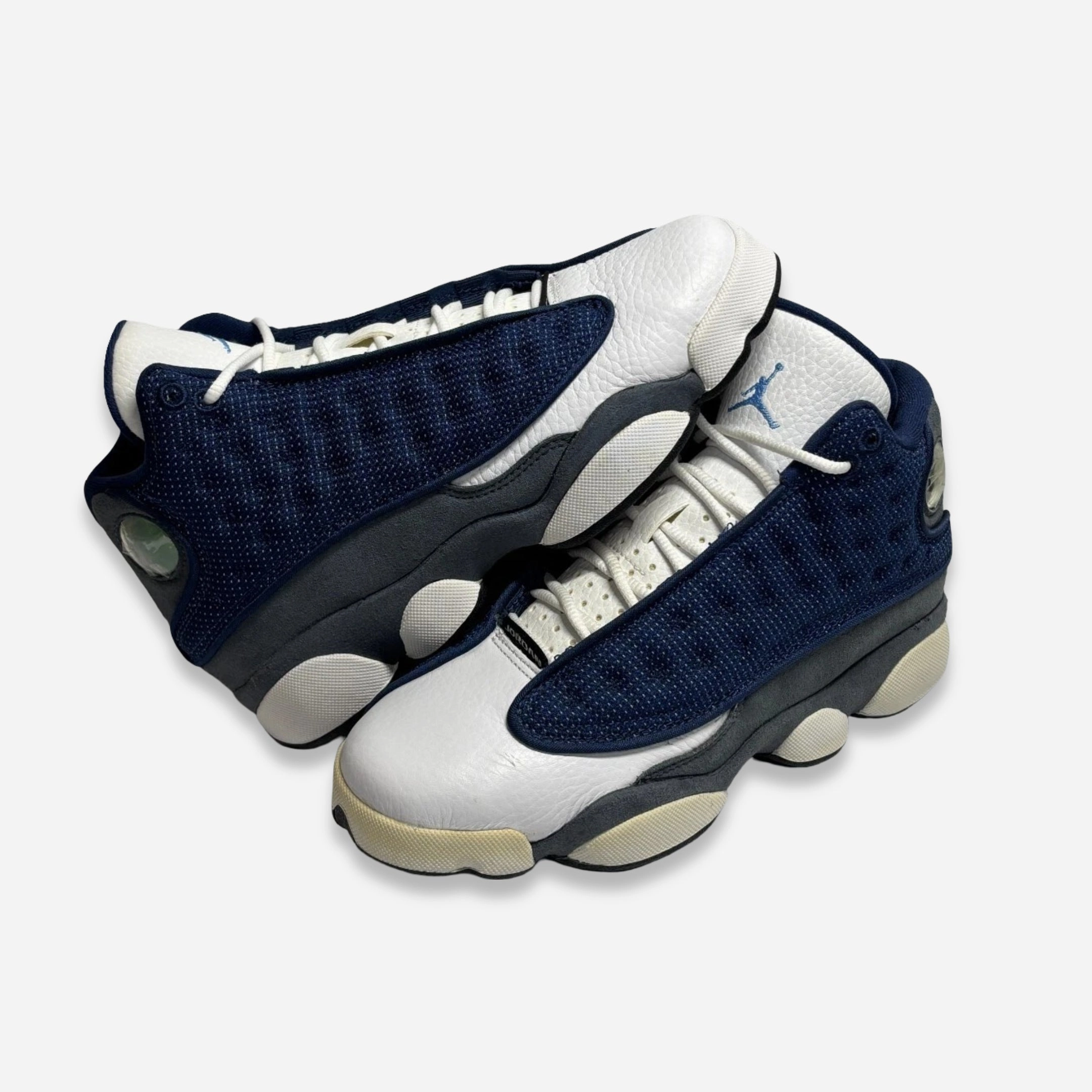 [NEW-CONDITIONAL: Size 4.5Y / 6W] (GS) Air Jordan 13 Retro 'Flint Grey' (2020) 884129-404 Air Jordan 13 shoes with bold midsole design
