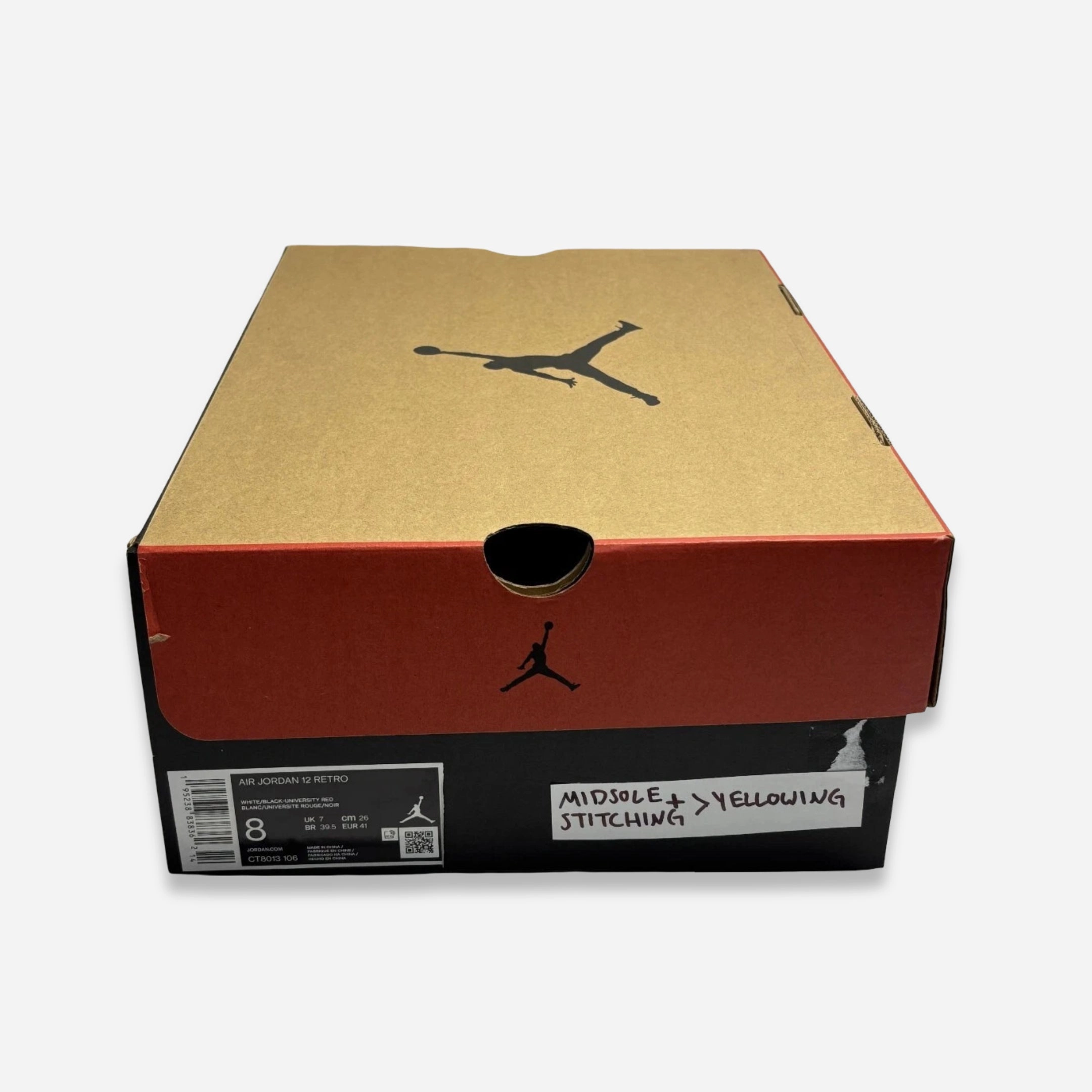 [NEW-CONDITIONAL: Size 8M / 9.5W] (Men's) Air Jordan 12 Retro 'Twist' (2021) CT8013-106 Air Jordan 12 Game-Ready Sneakers