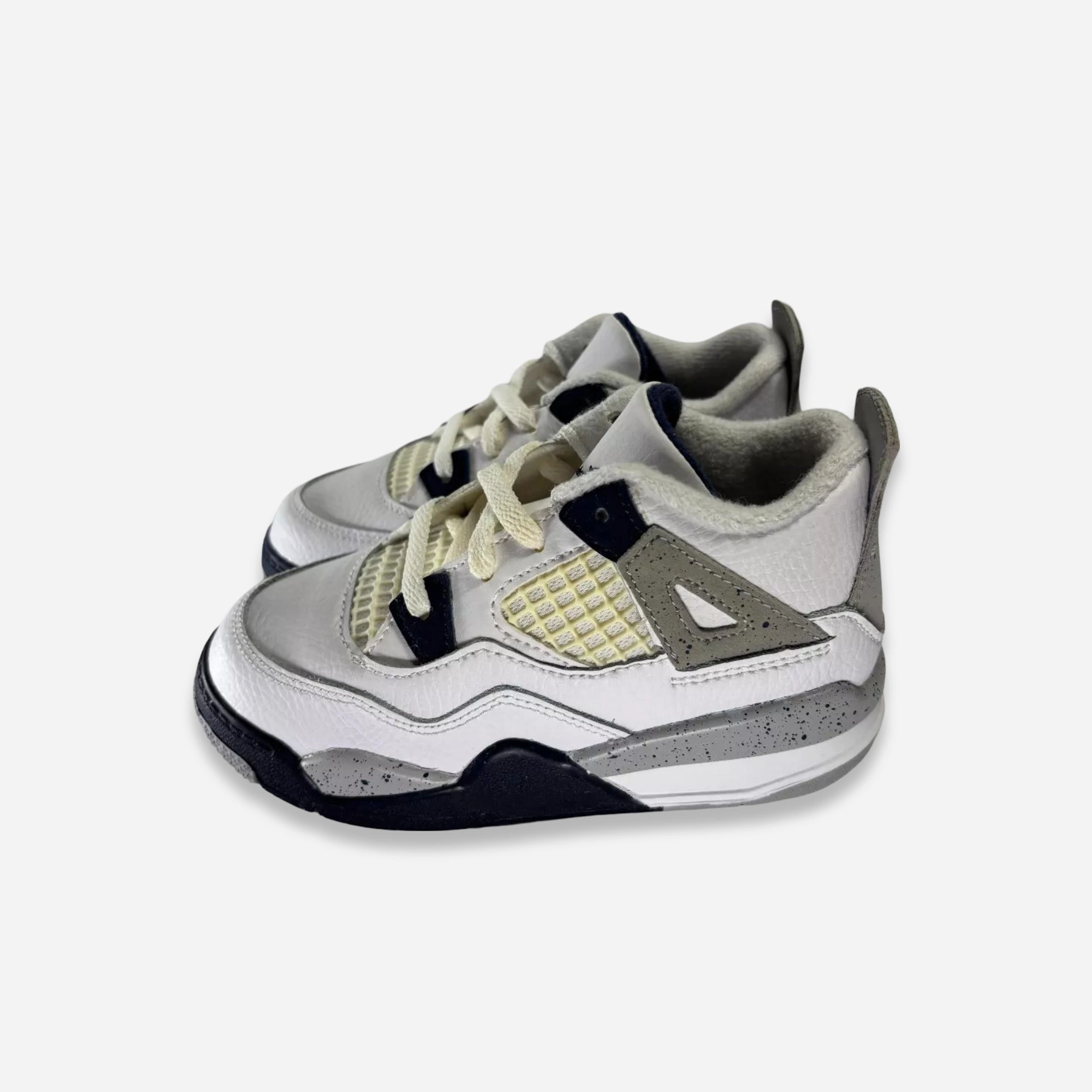 [NEW-CONDITIONAL: Size 9C] (TD) Air Jordan 4 Retro 'Midnight Navy' (2022) BQ7670-140 Air Jordan 4 Visible Air Unit Sneakers