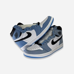 [NEW-CONDITIONAL: Size 9M / 10.5W] (Men's) Air Jordan 1 Retro High OG 'UNC University Blue' (2021) 555088-134 Authentic Air Jordan 1 in premium leather