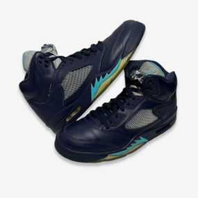 [PRE-LOVED: Size 10.5M / 12W] (Men's) Air Jordan 5 Retro 'Pre-Grape' (2015) 136027-405 Air Jordan 5 shoes with mesh panel details