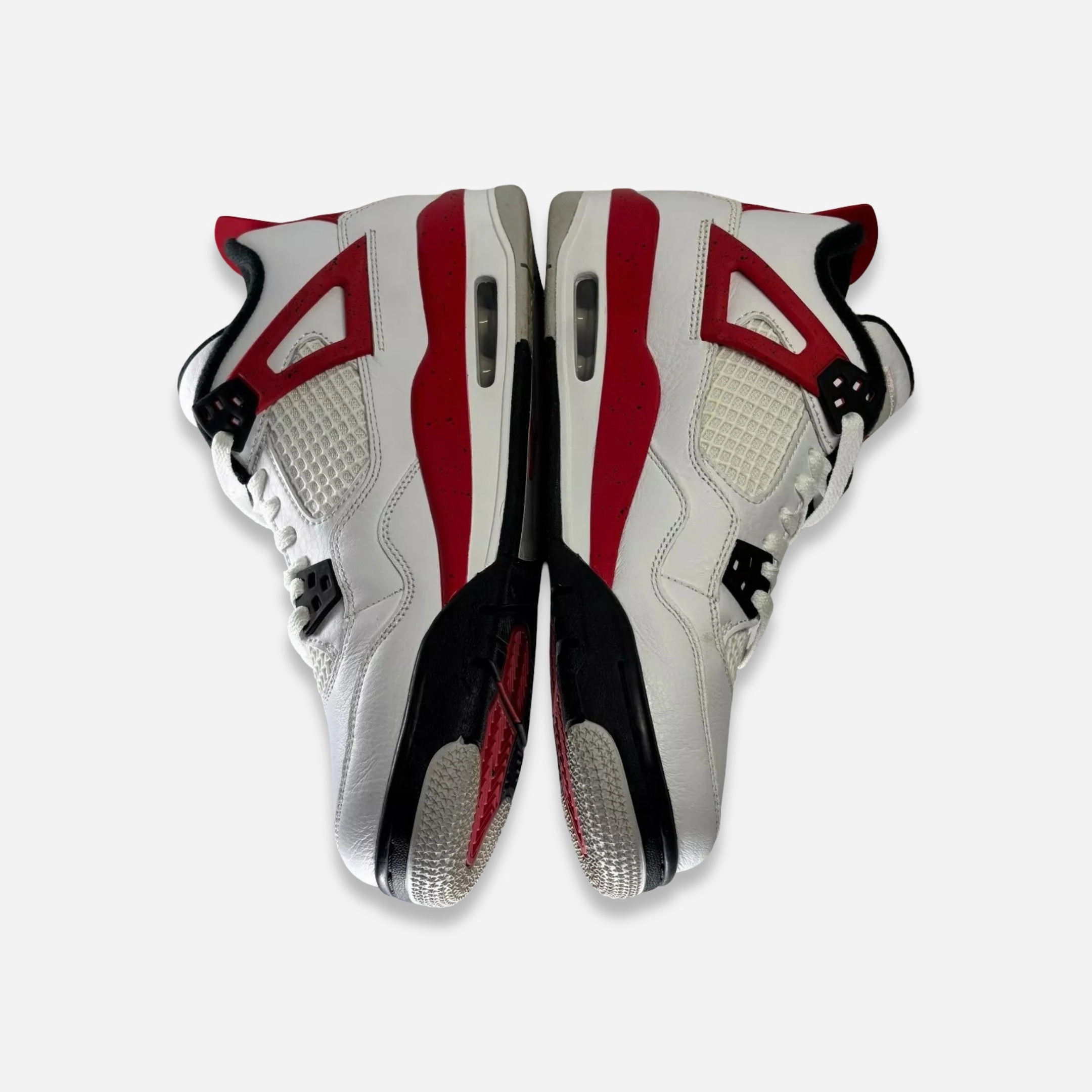 [PRE-LOVED: Size 7Y / 8.5W] (GS) Air Jordan 4 Retro 'Red Cement' (2023) 408452-161 Air Jordan 4 Visible Air Unit Sneakers