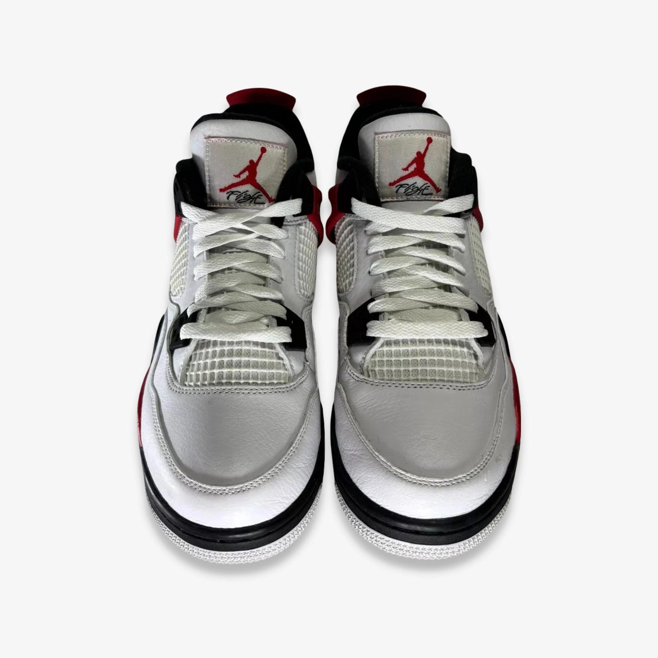 [PRE-LOVED: Size 7Y / 8.5W] (GS) Air Jordan 4 Retro 'Red Cement' (2023) 408452-161 Air Jordan 4 Visible Air Unit Sneakers
