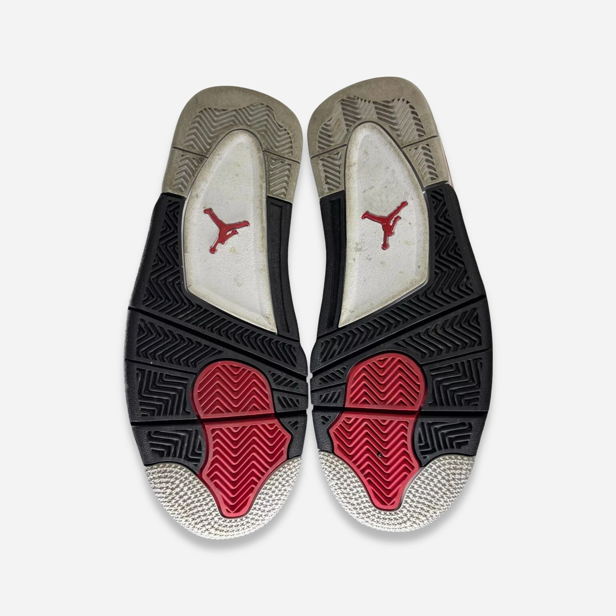[PRE-LOVED: Size 7Y / 8.5W] (GS) Air Jordan 4 Retro 'Red Cement' (2023) 408452-161 Air Jordan 4 Visible Air Unit Sneakers