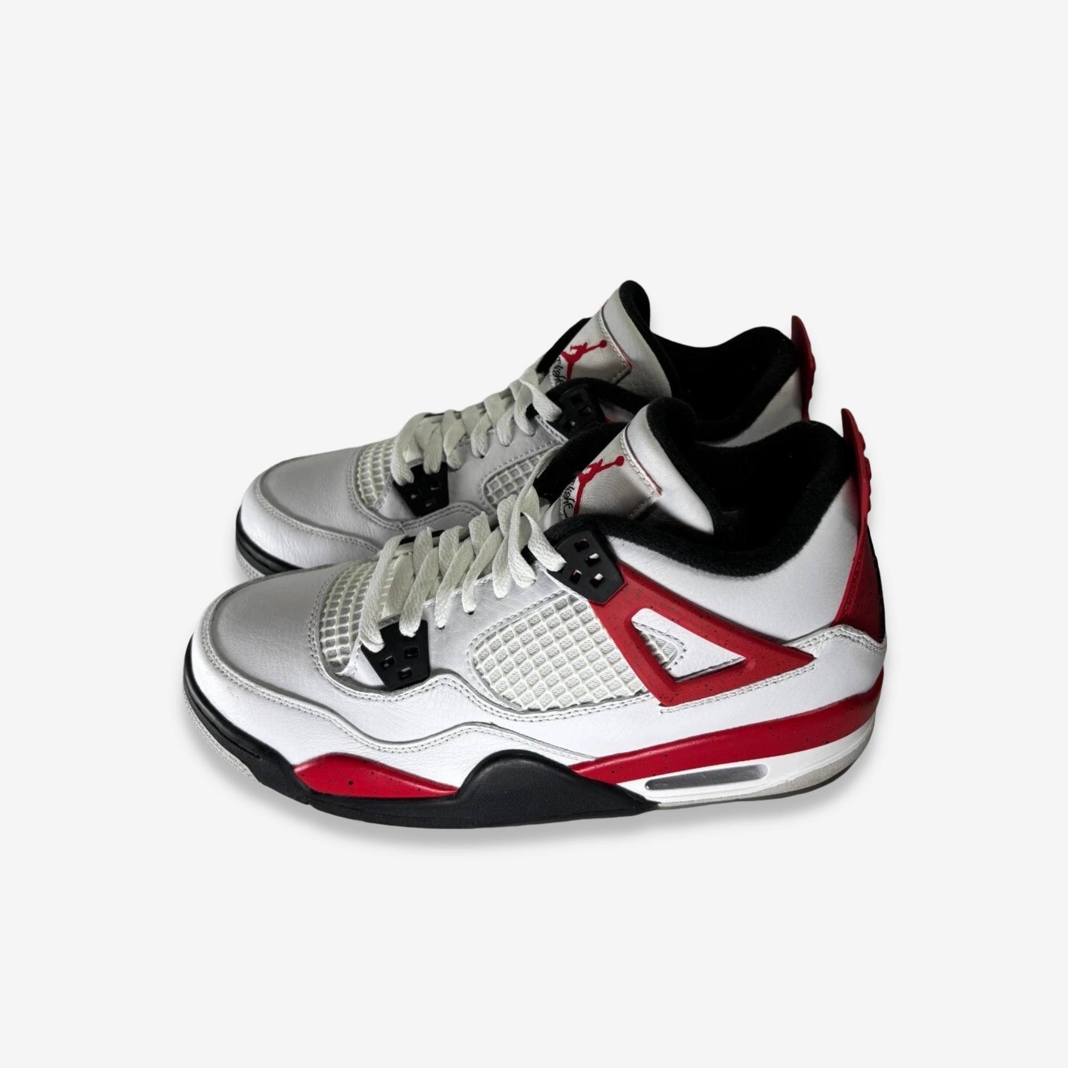 [PRE-LOVED: Size 7Y / 8.5W] (GS) Air Jordan 4 Retro 'Red Cement' (2023) 408452-161 Air Jordan 4 Visible Air Unit Sneakers