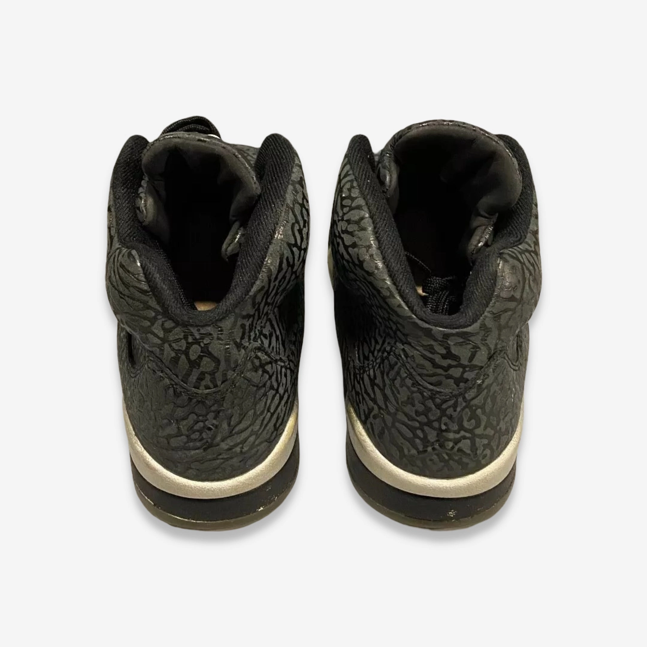 [PRE-LOVED: Size 8.5M / 10W] (Men's) Air Jordan 5 Retro 3Lab5 'Metallic Silver' (2014) 599581-003 Air Jordan 5 Mesh Panel Basketball Shoes