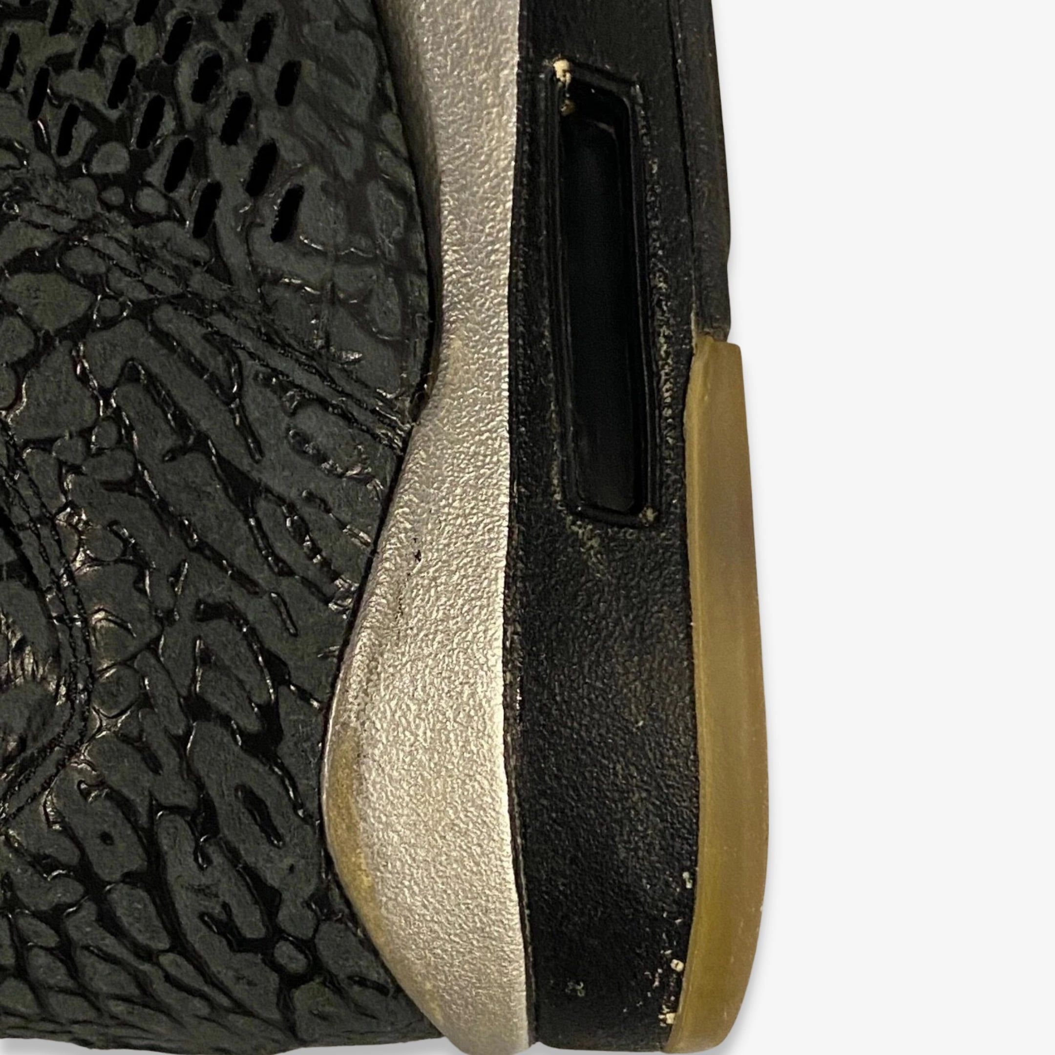 [PRE-LOVED: Size 8.5M / 10W] (Men's) Air Jordan 5 Retro 3Lab5 'Metallic Silver' (2014) 599581-003 Air Jordan 5 Mesh Panel Basketball Shoes