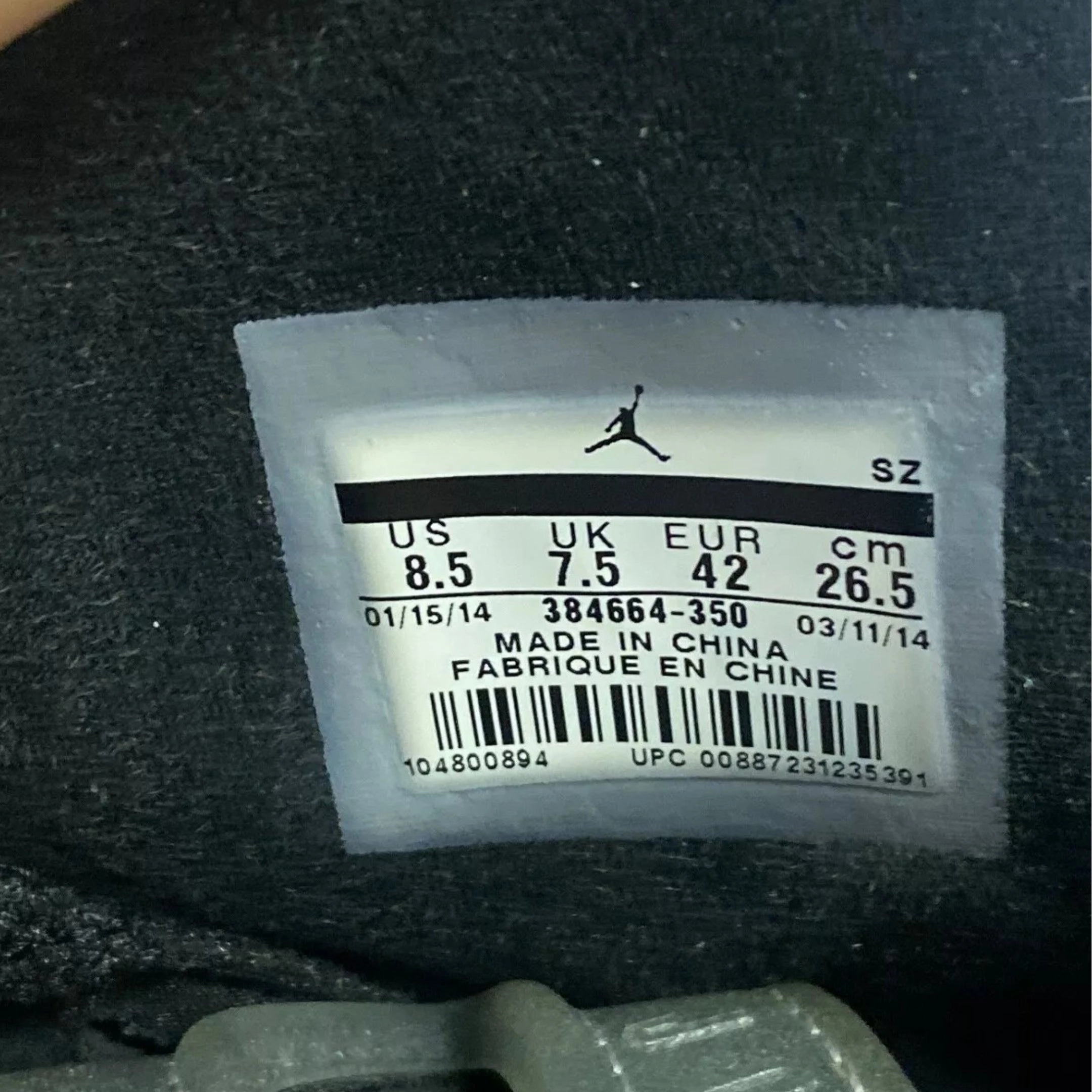 [PRE-LOVED: Size 8.5M / 10W] (Men's) Air Jordan 6 Retro 'C&C Champagne' (2014) 384664-350 Air Jordan 6 Classic High-Top Sneakers