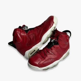 [PRE-LOVED: Size 8.5M / 10W] (Men's) Air Jordan 6 Retro Spiz'ike 'History of Jordan' (2014) 694091-625 Air Jordan 6 high-top shoes for hoop fans
