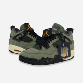 *PRE-ORDER* (Men's) Air Jordan 4 Retro OG SP x UNDFTD / Undefeated 'Deep Green' (Nike Air) (2025) IB1519-200 Air Jordan 4 sneakers with visible air unit