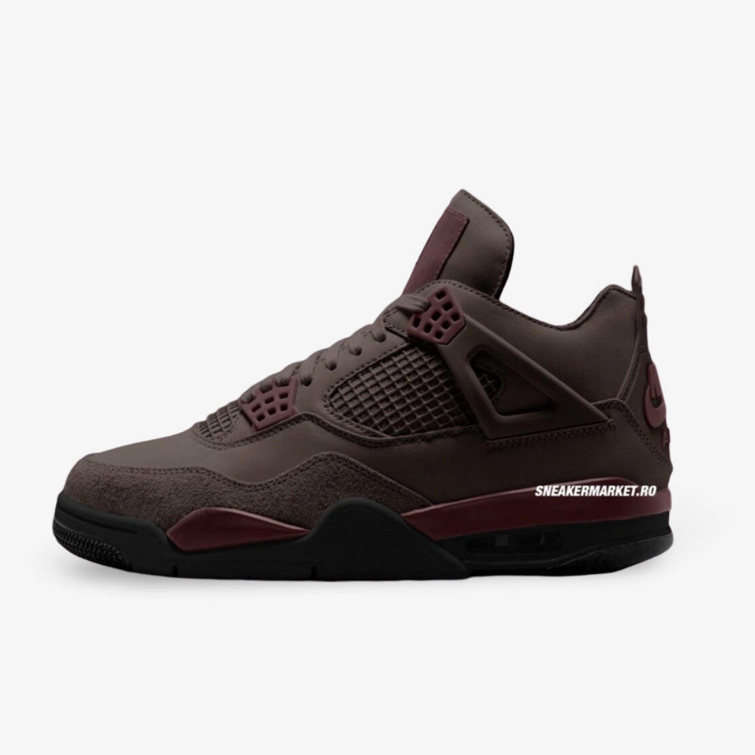 *PRE-ORDER* (Men's) Air Jordan 4 Retro x A Ma Maniere 'Dark Mocha' (2025) IF3102-200 Air Jordan 4 sneakers with visible air unit