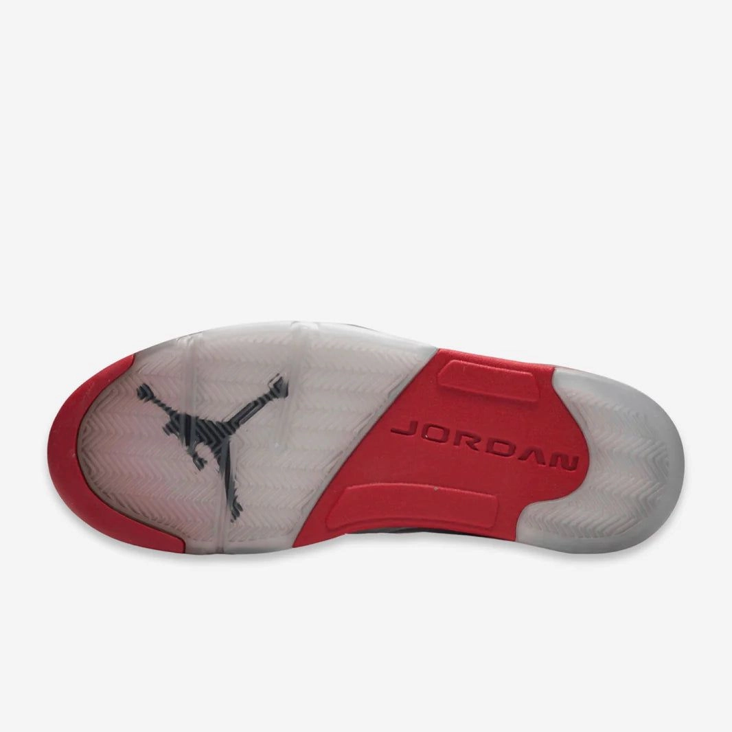 *PRE-ORDER* (Men's) Air Jordan 5 Retro OG 'Fire Red / Black Tongue' (2025) HQ7978-101 Air Jordan 5 Mesh Panel Basketball Shoes