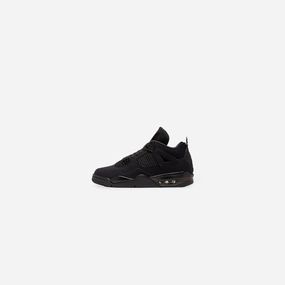 *PRE-ORDER* (TD) Air Jordan 4 Retro 'Black Cat' (2025) Air Jordan 4 sneakers with visible air unit