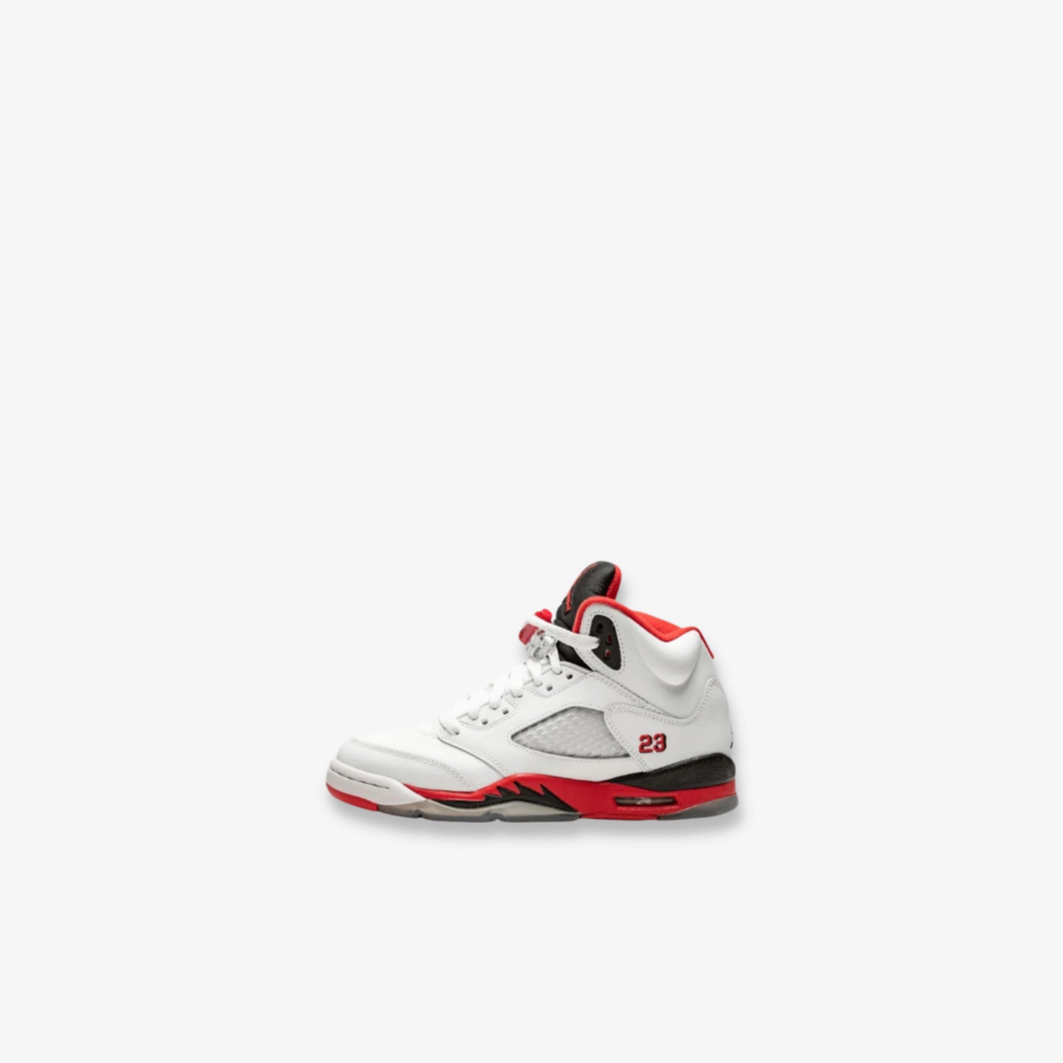 *PRE-ORDER* (TD) Air Jordan 5 Retro OG 'Fire Red / Black Tongue' (2025) Air Jordan 5 shoes with mesh panel details