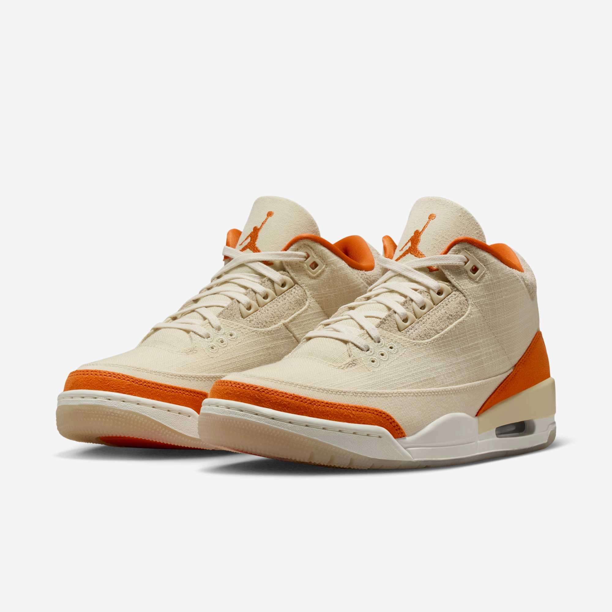 *PRE-ORDER* (Women's) Air Jordan 3 Retro TEX 'Orange Trance' (2025) IH7694-800 Air Jordan 3 Retro Throwback Sneakers