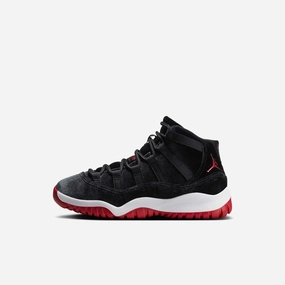 (PS) Air Jordan 11 Retro 'Bred Velvet' (2024) HF7807-061 Air Jordan 11 basketball shoes with patent look