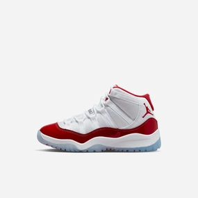 (PS) Air Jordan 11 Retro 'Cherry' (2022) 378039-116 Air Jordan 11 basketball shoes with patent look