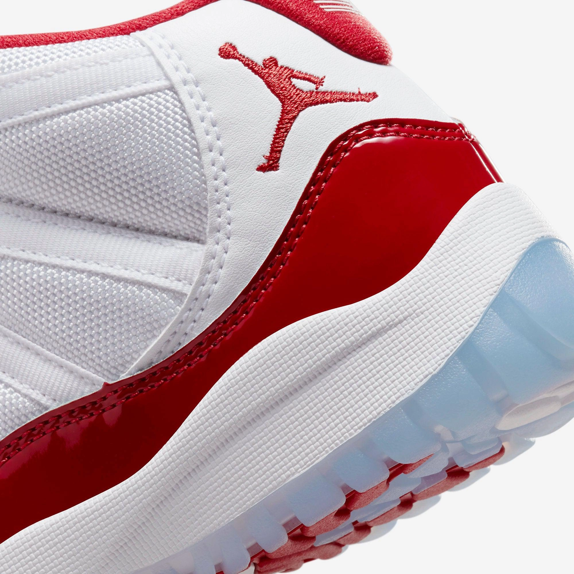 (PS) Air Jordan 11 Retro 'Cherry' (2022) 378039-116 Air Jordan 11 Patent Basketball Shoes