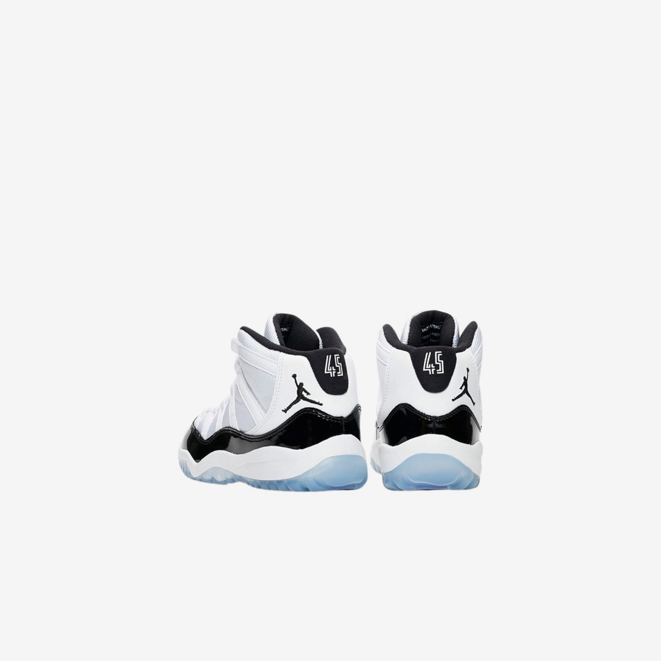 (PS) Air Jordan 11 Retro 'Concord' (2018) 378039-100 Air Jordan 11 Patent Basketball Shoes
