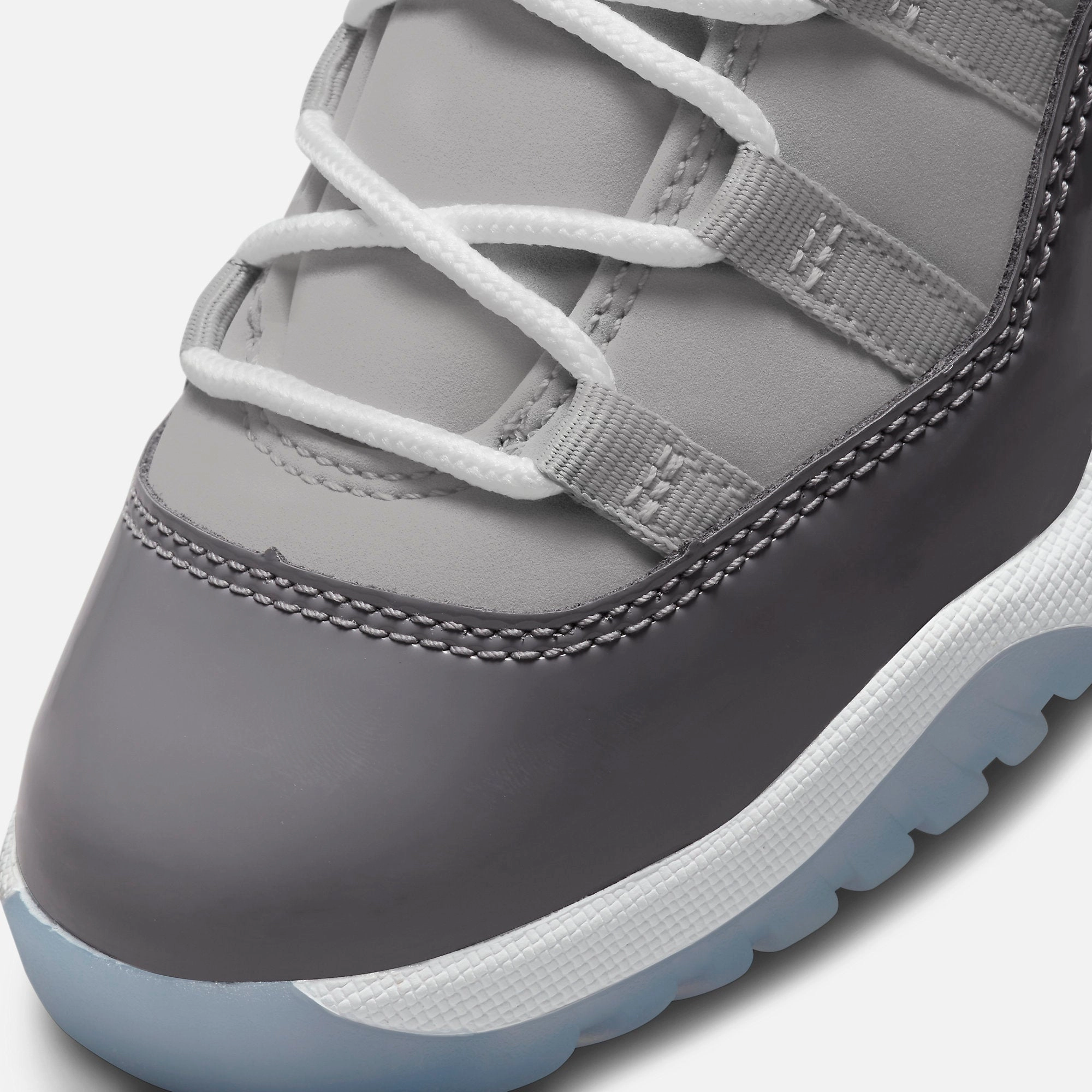 (PS) Air Jordan 11 Retro 'Cool Grey' (2021) 378039-005 Air Jordan 11 Patent Basketball Shoes