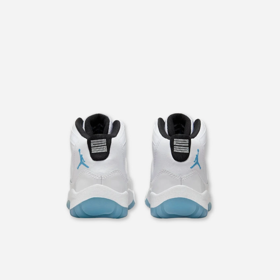(PS) Air Jordan 11 Retro 'Legend Blue / Columbia' (2024) 378039-104 Air Jordan 11 Patent Basketball Shoes