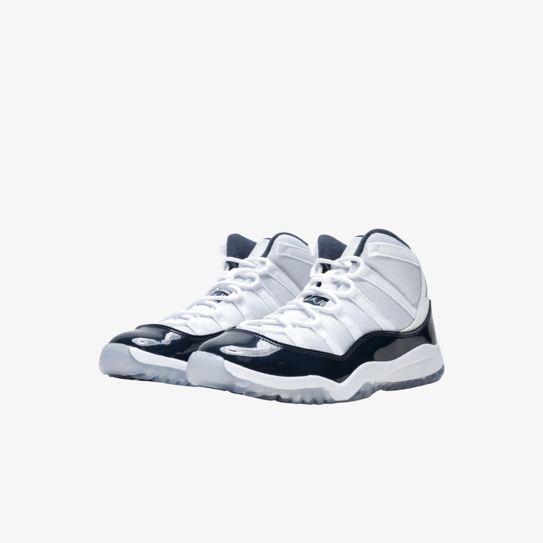 (PS) Air Jordan 11 Retro 'UNC Win Like 82' (2017) 378039-123 Air Jordan 11 Patent Basketball Shoes