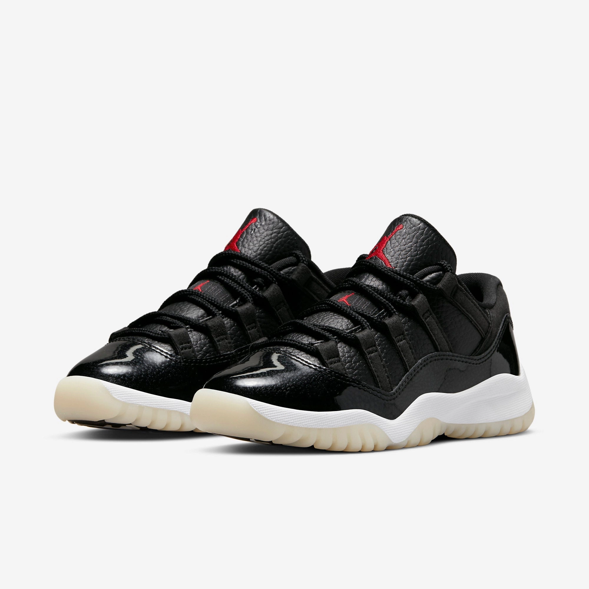 (PS) Air Jordan 11 Retro Low '72-10' (2022) 505835-001 Air Jordan 11 Patent Basketball Shoes