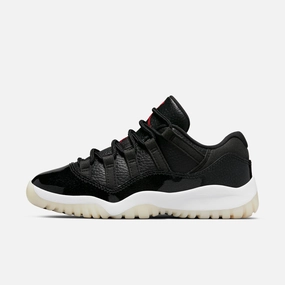 (PS) Air Jordan 11 Retro Low '72-10' (2022) 505835-001 Air Jordan 11 basketball shoes with patent look