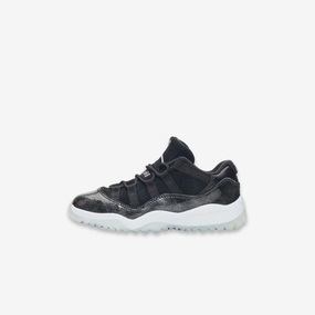 (PS) Air Jordan 11 Retro Low 'Barons' (2017) 505835-010 Air Jordan 11 basketball shoes with patent look