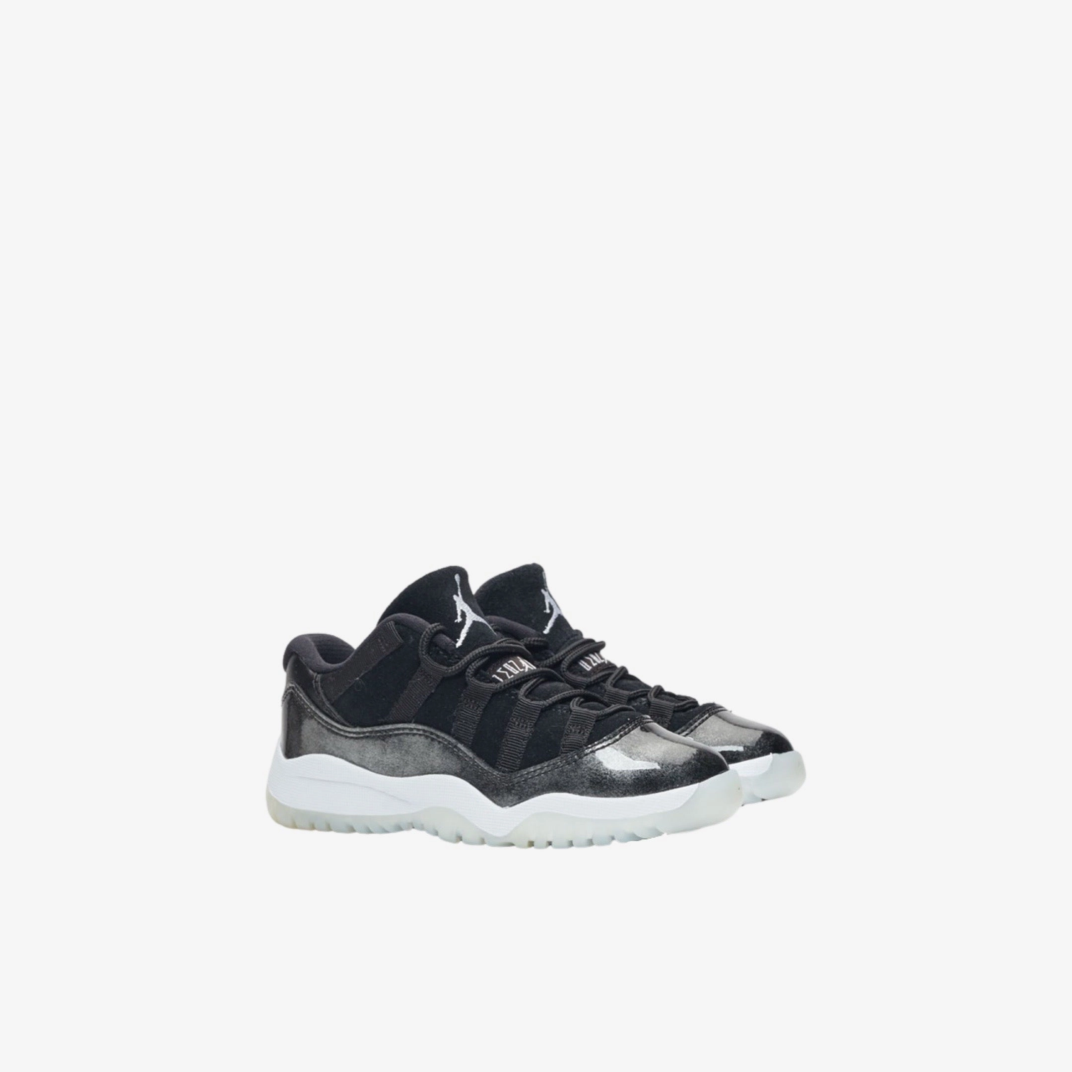 (PS) Air Jordan 11 Retro Low 'Barons' (2017) 505835-010 Air Jordan 11 Patent Basketball Shoes