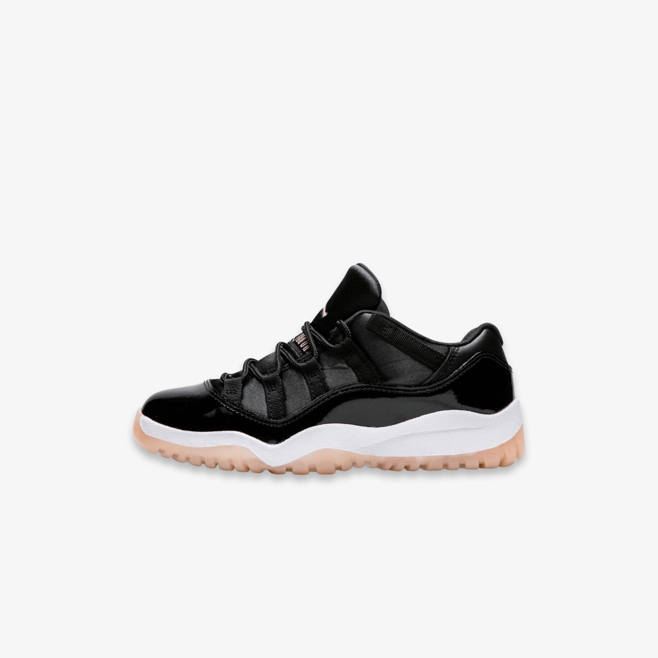 (PS) Air Jordan 11 Retro Low 'Bleached Coral' (2018) 580522-013 Air Jordan 11 basketball shoes with patent look