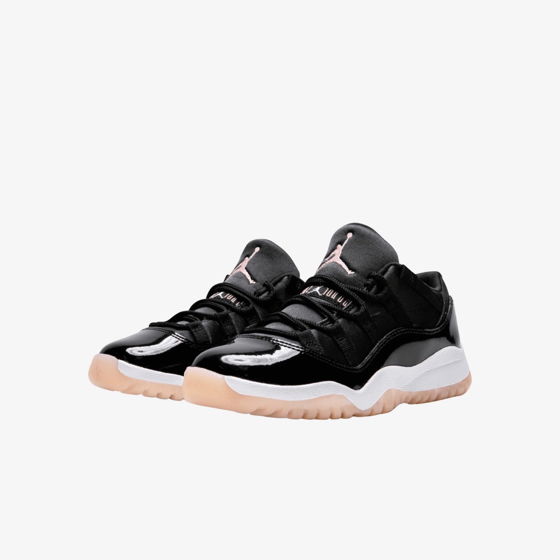 (PS) Air Jordan 11 Retro Low 'Bleached Coral' (2018) 580522-013 Air Jordan 11 Patent Basketball Shoes