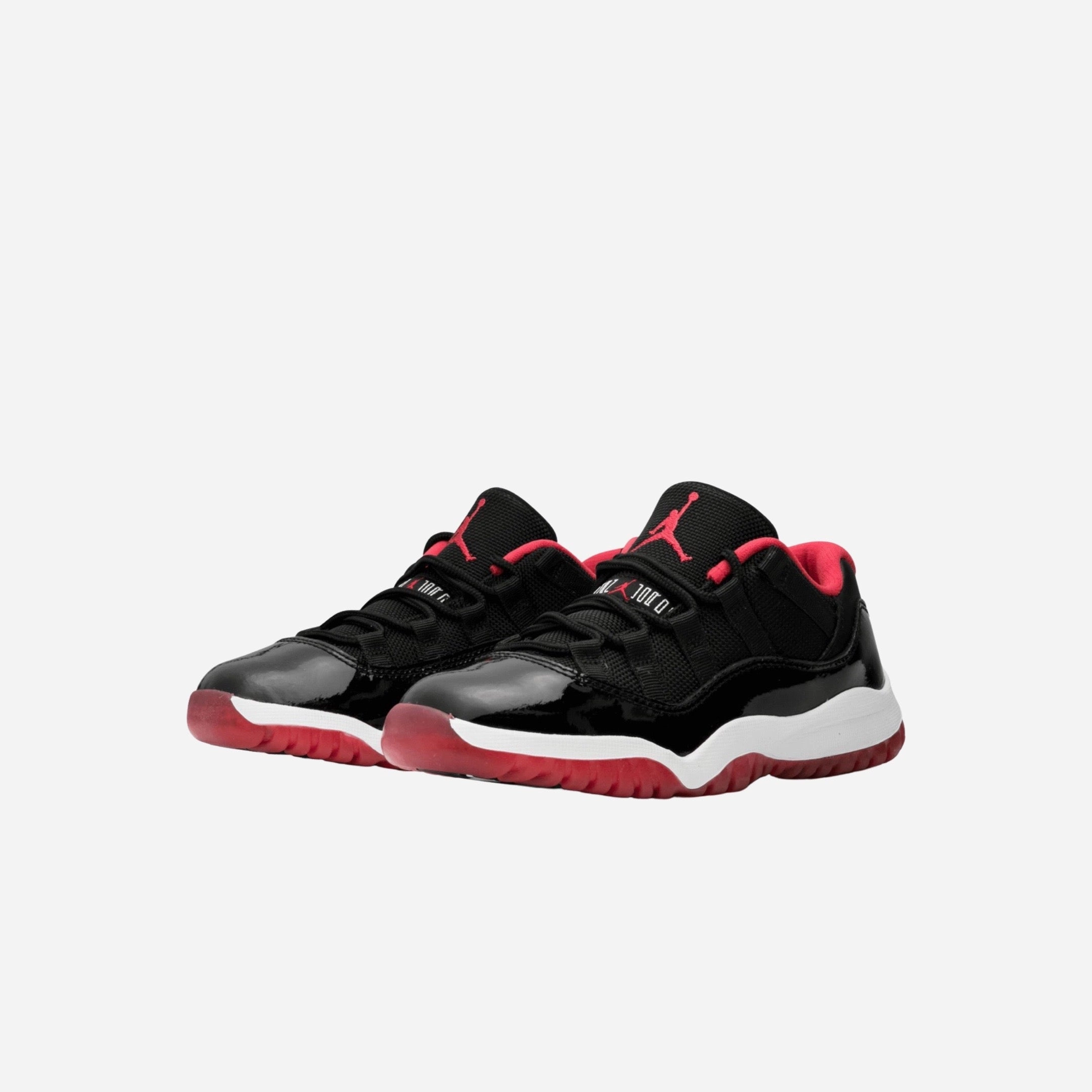 (PS) Air Jordan 11 Retro Low 'Bred' (2015) 505835-012 Air Jordan 11 Patent Basketball Shoes