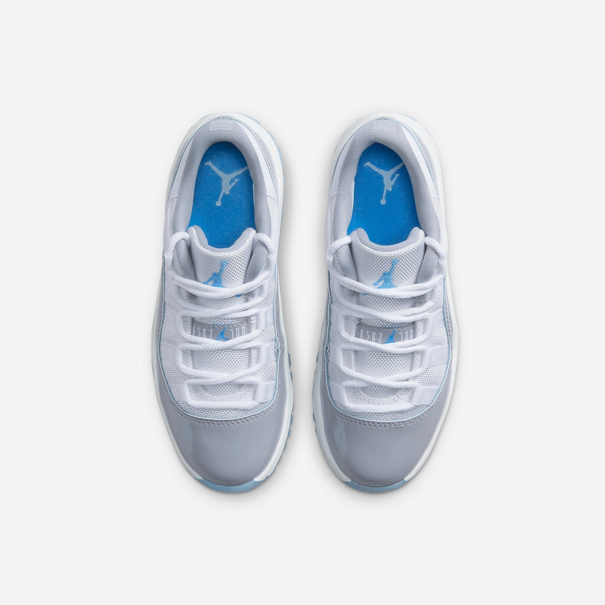 (PS) Air Jordan 11 Retro Low 'Cement Grey' (2023) 505835-140 Air Jordan 11 Patent Basketball Shoes
